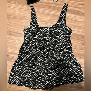 Urban outfitters polka dot romper